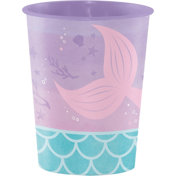 Creative Converting Iridescent Mermaid Party Favor Cup, 16oz, 12PK 336713 - main